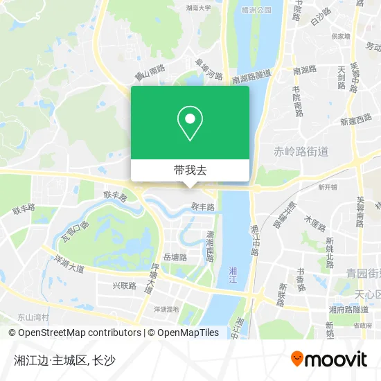 湘江边·主城区地图