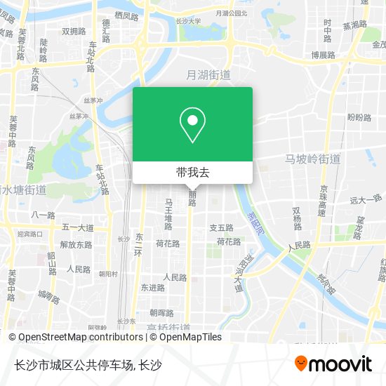 长沙市城区公共停车场地图