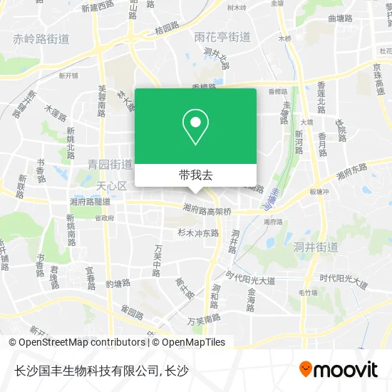 长沙国丰生物科技有限公司地图