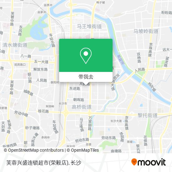 芙蓉兴盛连锁超市(荣毅店)地图