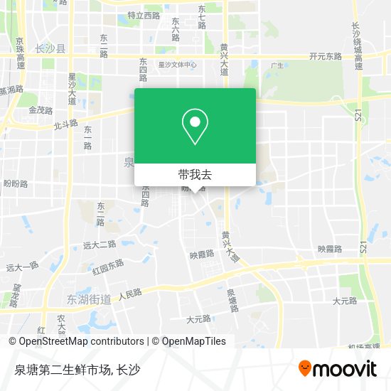 泉塘第二生鲜市场地图