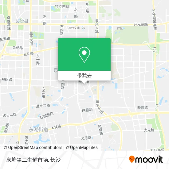 泉塘第二生鲜市场地图