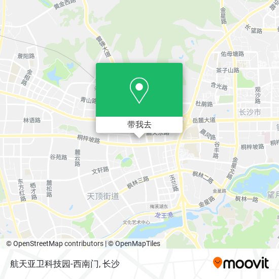 航天亚卫科技园-西南门地图