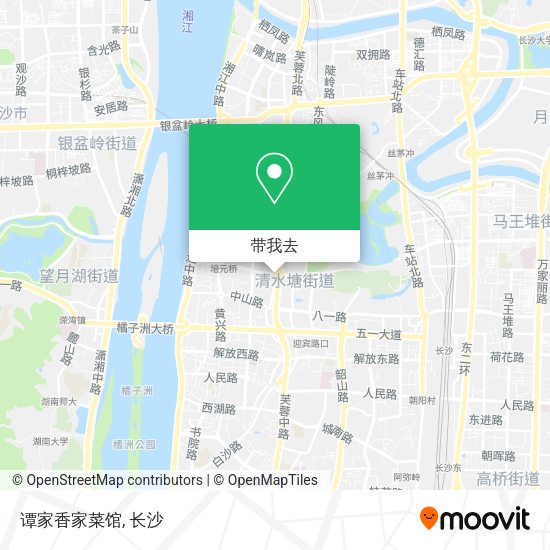 谭家香家菜馆地图