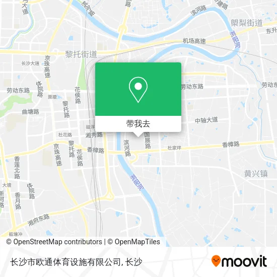 长沙市欧通体育设施有限公司地图