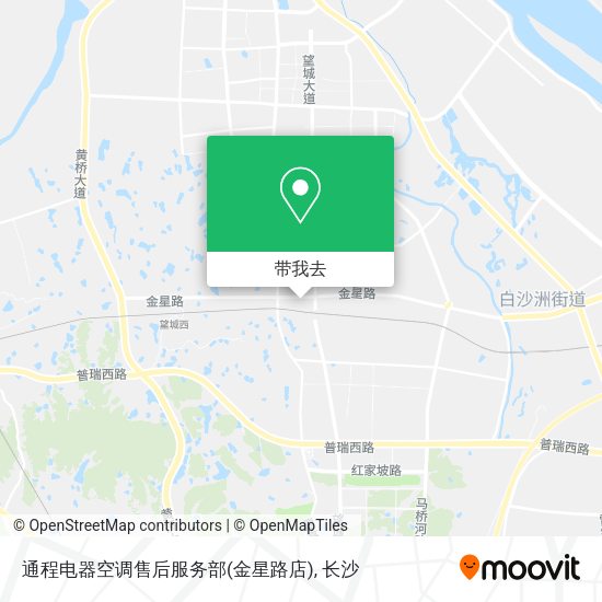通程电器空调售后服务部(金星路店)地图