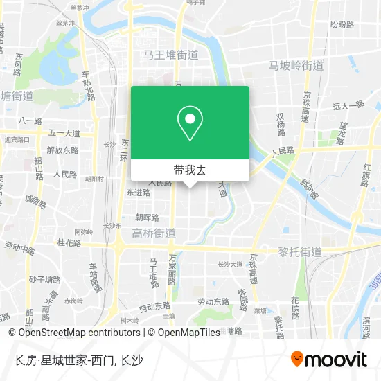 长房·星城世家-西门地图