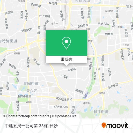 中建五局一公司第-33栋地图