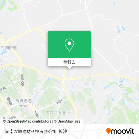 湖南农城建材科技有限公司地图