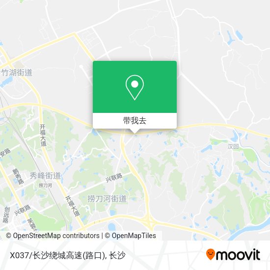 X037/长沙绕城高速(路口)地图