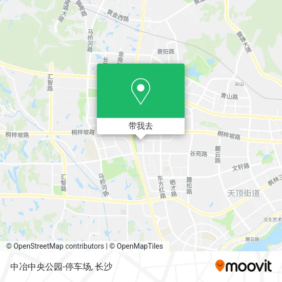 中冶中央公园-停车场地图