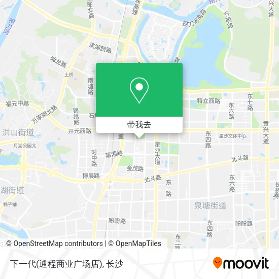 下一代(通程商业广场店)地图