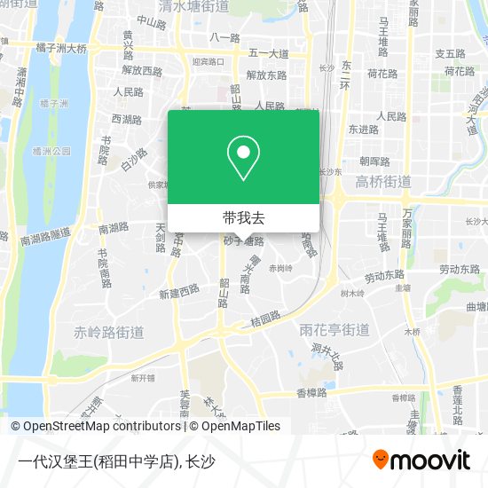一代汉堡王(稻田中学店)地图