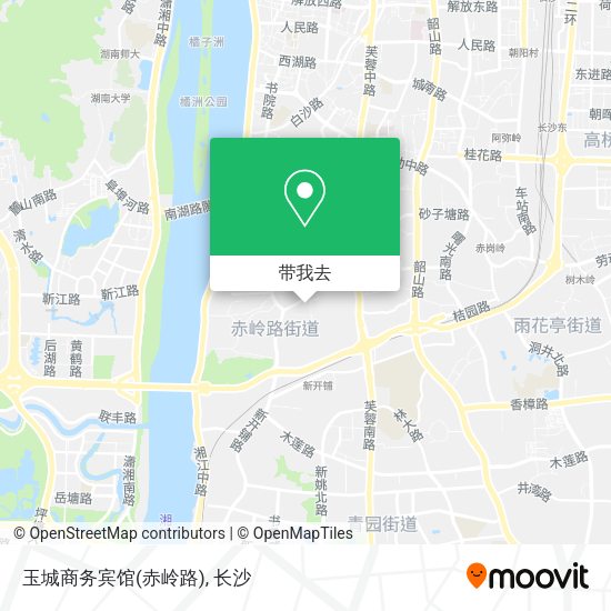 玉城商务宾馆(赤岭路)地图