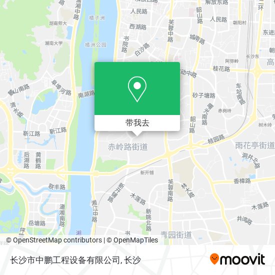 长沙市中鹏工程设备有限公司地图