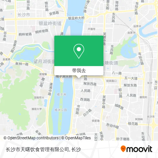 长沙市天曙饮食管理有限公司地图