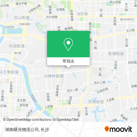 湖南曙光物流公司地图