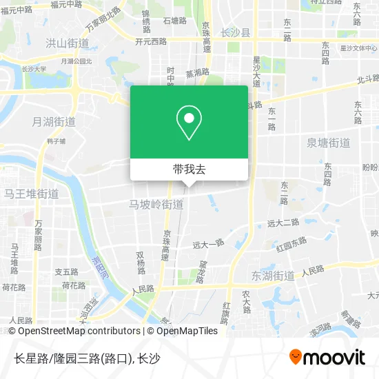 长星路/隆园三路(路口)地图