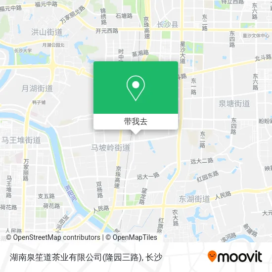 湖南泉笙道茶业有限公司(隆园三路)地图
