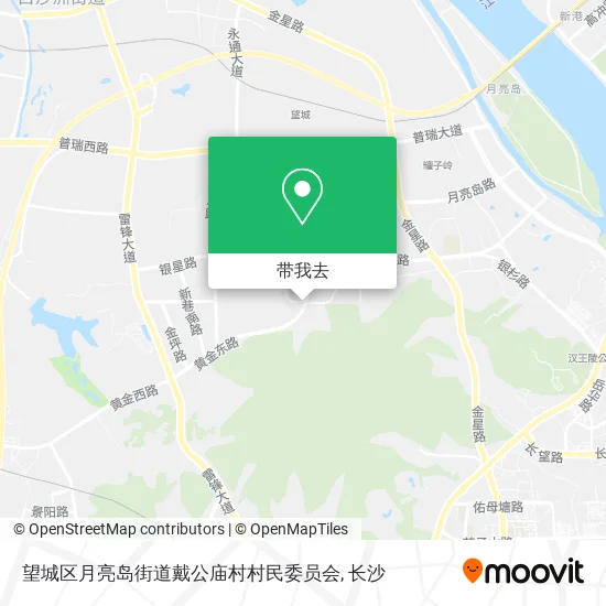 望城区月亮岛街道戴公庙村村民委员会地图