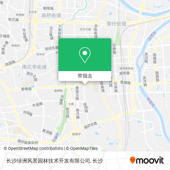 长沙绿洲风景园林技术开发有限公司地图