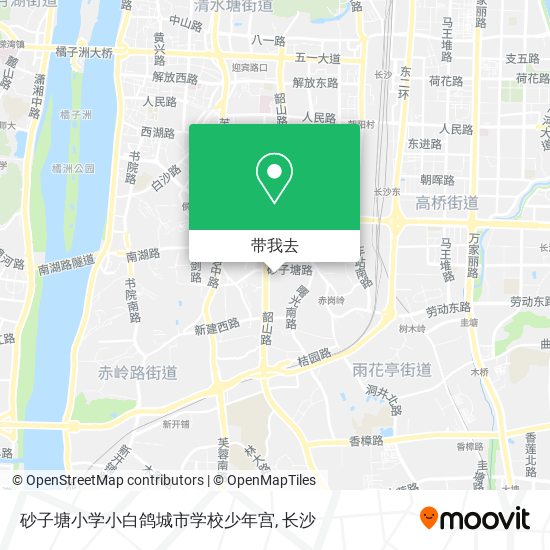 砂子塘小学小白鸽城市学校少年宫地图