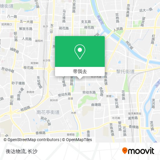 衡达物流地图