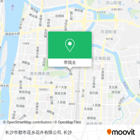 长沙市都市花乡花卉有限公司地图