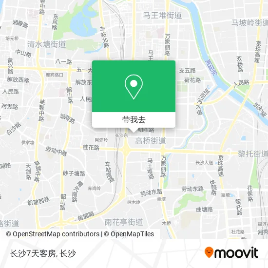 长沙7天客房地图