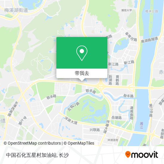 中国石化五星村加油站地图