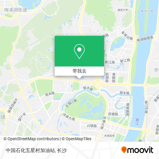 中国石化五星村加油站地图