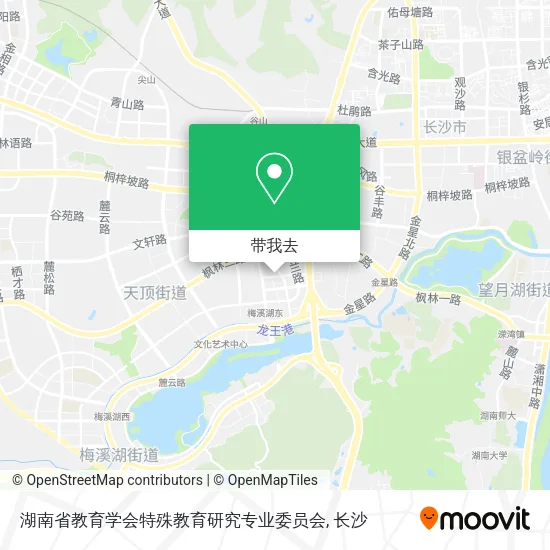 湖南省教育学会特殊教育研究专业委员会地图