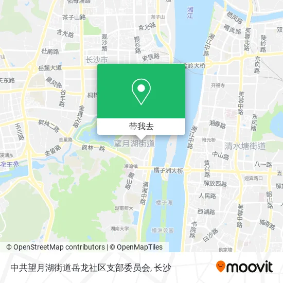 中共望月湖街道岳龙社区支部委员会地图