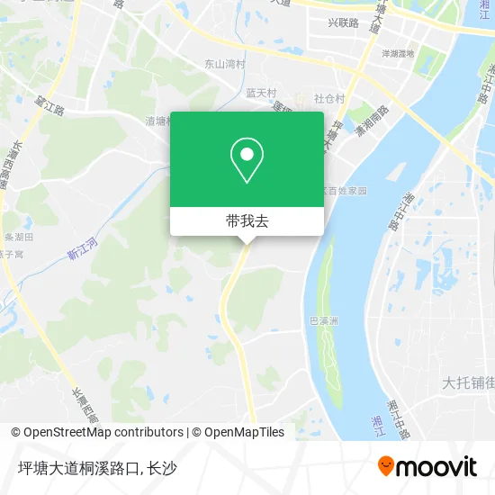 坪塘大道桐溪路口地图