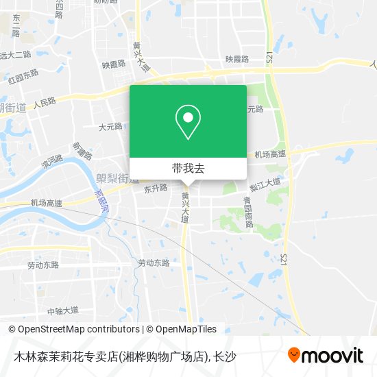 木林森茉莉花专卖店(湘桦购物广场店)地图