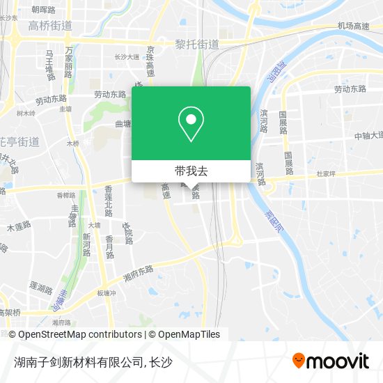 湖南子剑新材料有限公司地图