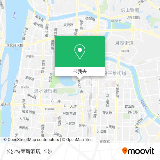 长沙特莱斯酒店地图