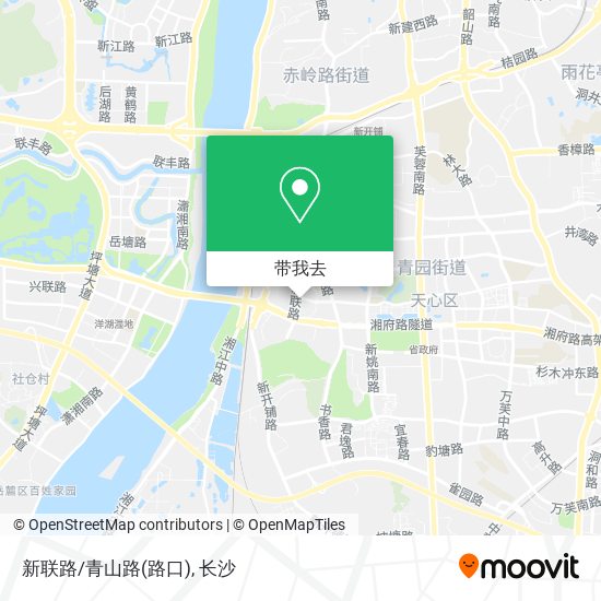 新联路/青山路(路口)地图