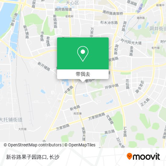 新谷路果子园路口地图