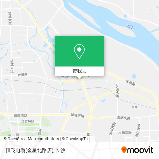 恒飞电缆(金星北路店)地图