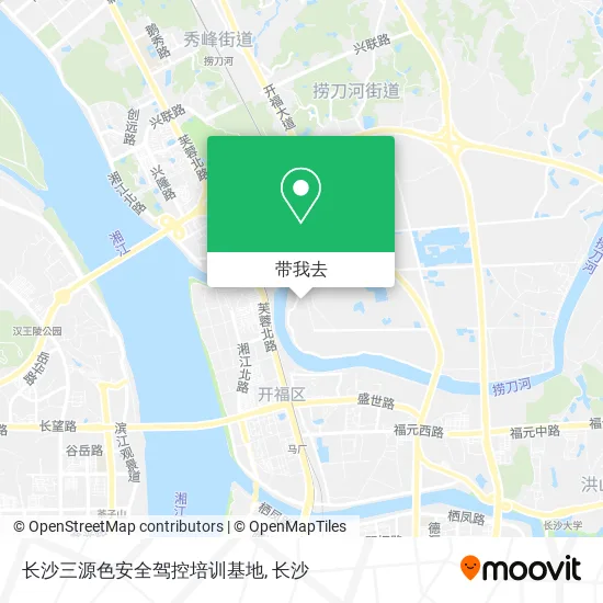 长沙三源色安全驾控培训基地地图