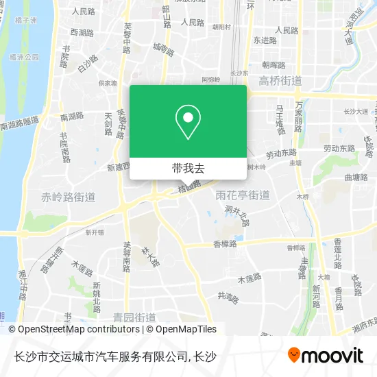 长沙市交运城市汽车服务有限公司地图