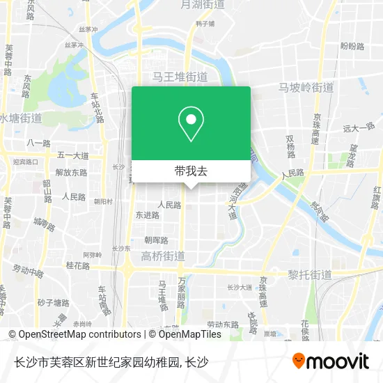长沙市芙蓉区新世纪家园幼稚园地图