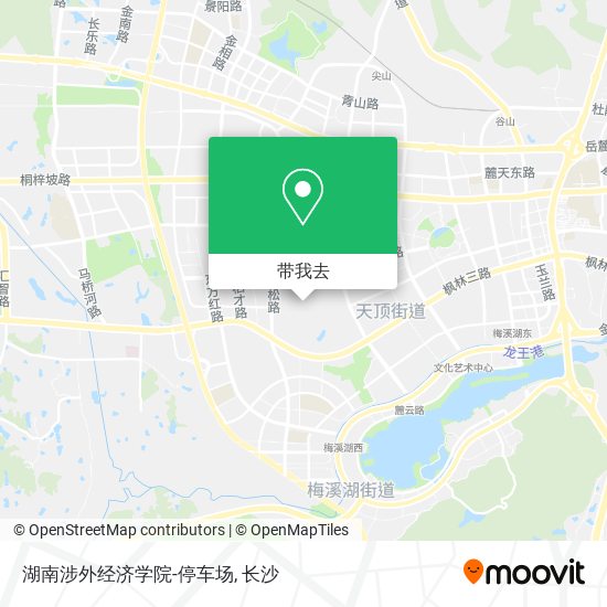 湖南涉外经济学院-停车场地图