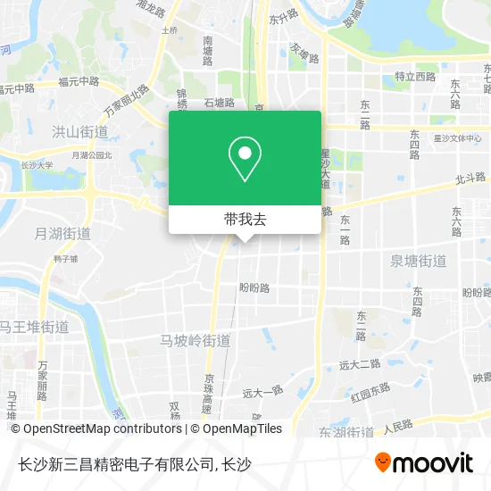 长沙新三昌精密电子有限公司地图