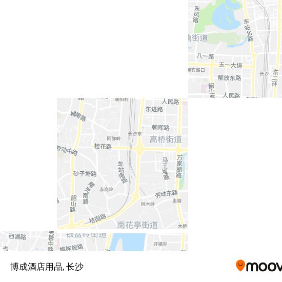 博成酒店用品地图