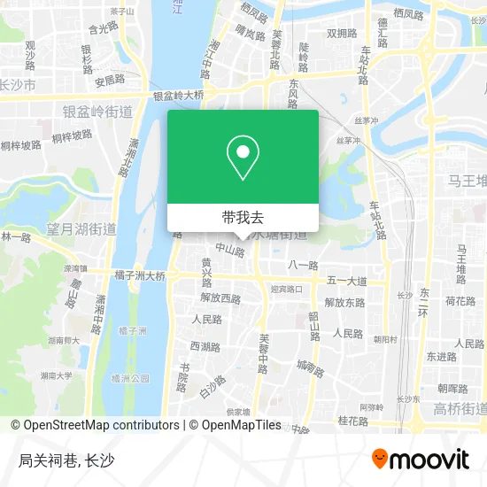 局关祠巷地图