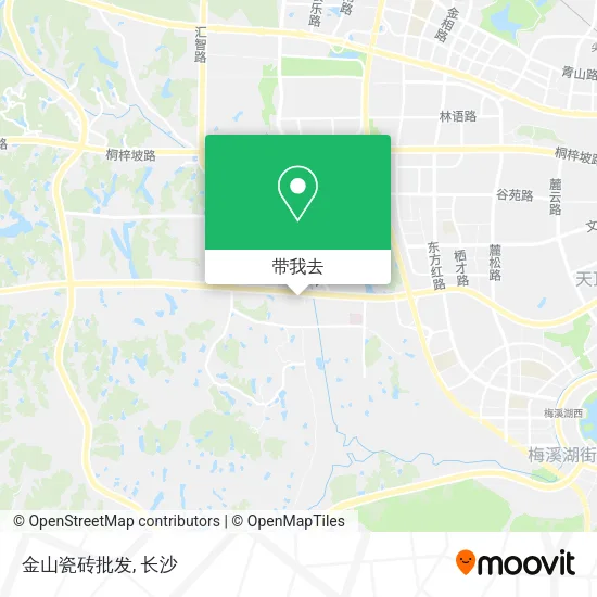 金山瓷砖批发地图