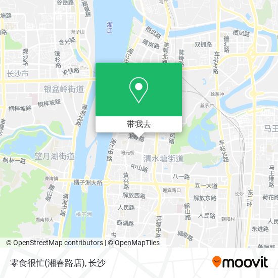 零食很忙(湘春路店)地图