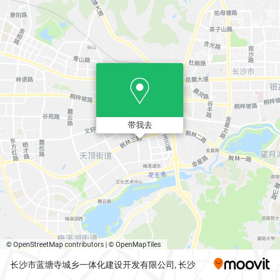 长沙市蓝塘寺城乡一体化建设开发有限公司地图